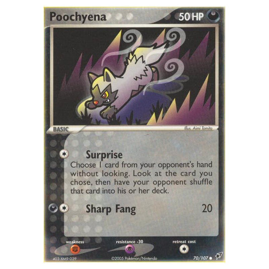 Pokemon - EX Deoxys - Poochyena - 070/107