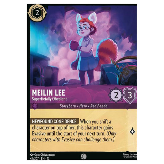 Lorcana - Attack of the Vine! - Meilin Lee - Superficially Obedient (Common) - 44/207