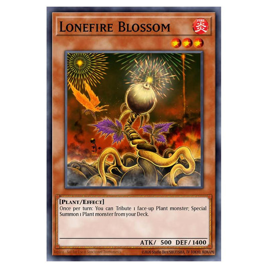 Yu-Gi-Oh! - Structure Deck - Beware of Traptrix - Lonefire Blossom (Common) SDBT-EN013