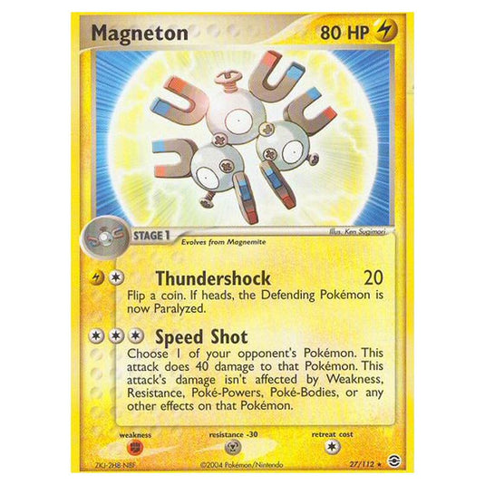 Pokemon - EX Series - FireRed & LeafGreen - Magneton - 27/112