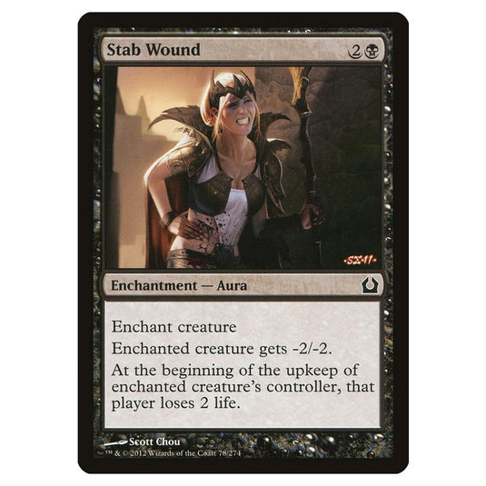 Magic The Gathering - Return To Ravnica - Stab Wound - 78/274 (Foil)