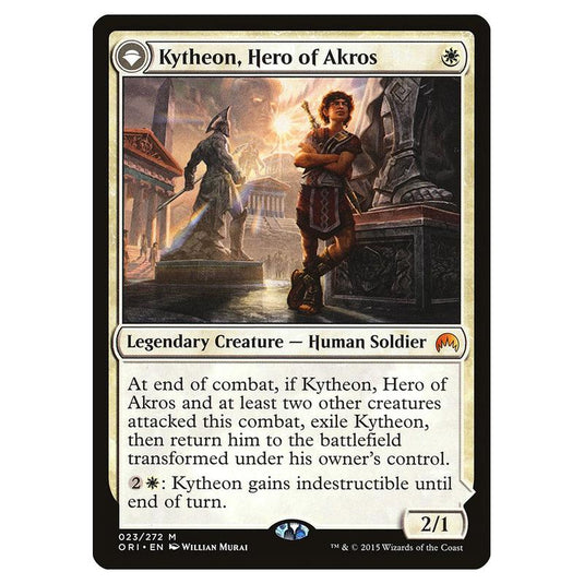 Magic The Gathering - Magic Origins - Kytheon, Hero Of Akros // Gideon, Battle-forged - 23/272
