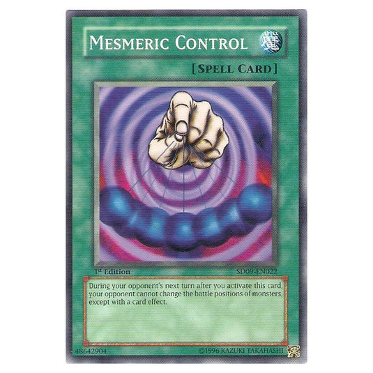 Yu-Gi-Oh! - Structure Deck - Dinosaur's Rage - Mesmeric Control (Common) SD09-EN022
