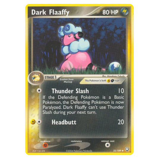 Pokemon - EX Team Rocket Returns - Dark Flaaffy - 033/109