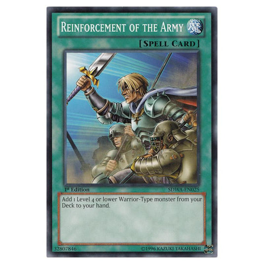 Yu-Gi-Oh! - Samurai Warlords Structure Deck - Reinforcement of the Army (Common) SDWA-EN025