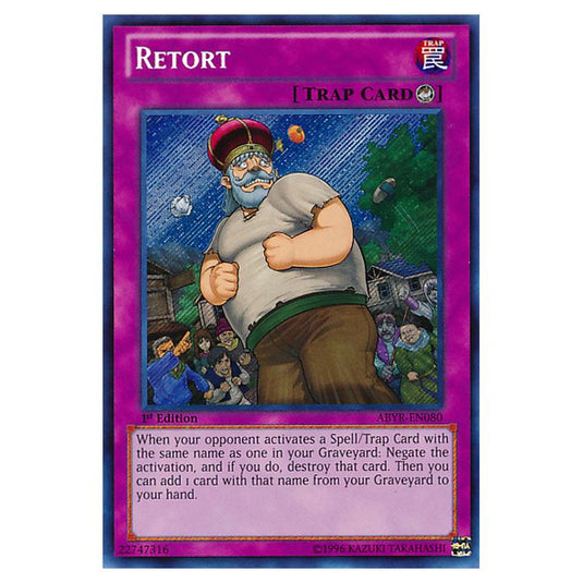 Yu-Gi-Oh! - Abyss Rising - Retort (Secret Rare) ABYR-EN080