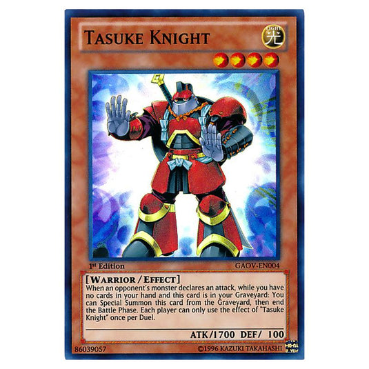Yu-Gi-Oh! - Galactic Overlord - Tasuke Knight (Super Rare) GAOV-EN004