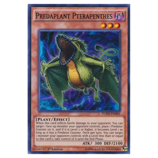Yu-Gi-Oh! - Fusion Enforcers - Predaplant Pterapenthes (Super Rare) FUEN-EN003