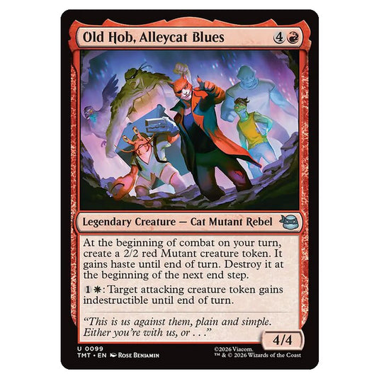 Magic The Gathering - Teenage Mutant Ninja Turtles - Old Hob, Alleycat Blues - 0099
