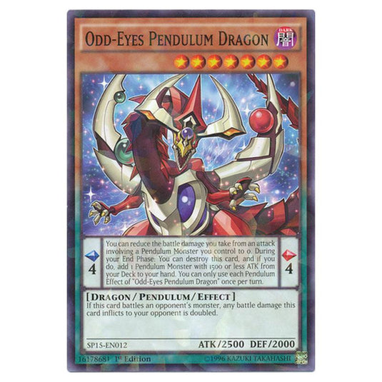 Yu-Gi-Oh! - Star Pack ARC-V - Odd-Eyes Pendulum Dragon (Shatterfoil Rare) SP15-EN012