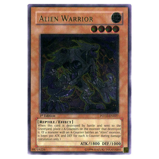 Yu-Gi-Oh! - Power of the Duelist - Alien Warrior (Ultimate Rare) POTD-EN027