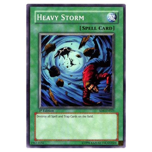 Yu-Gi-Oh! - Structure Deck - Spellcaster's Judgment - Heavy Storm (Common) SD6-EN023