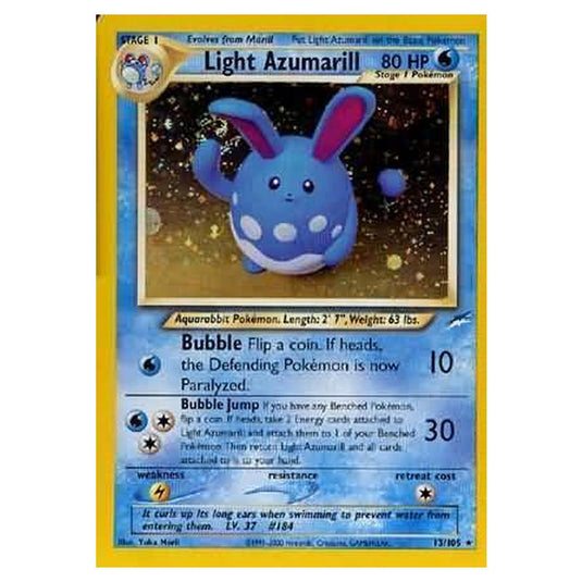 Pokemon - Neo Destiny - Light Azumarill - 013/105