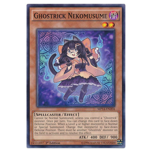 Yu-Gi-Oh! - 2014 Mega-Tin Mega Pack - Ghostrick Nekomusume (Common) MP14-EN204