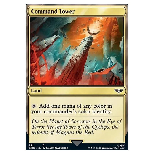 Magic The Gathering - Universes Beyond - Warhammer 40k - Command Tower - 271/168