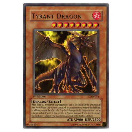 Yu-Gi-Oh! - Legacy of Darkness - Tyrant Dragon (Ultra Rare) LOD-034