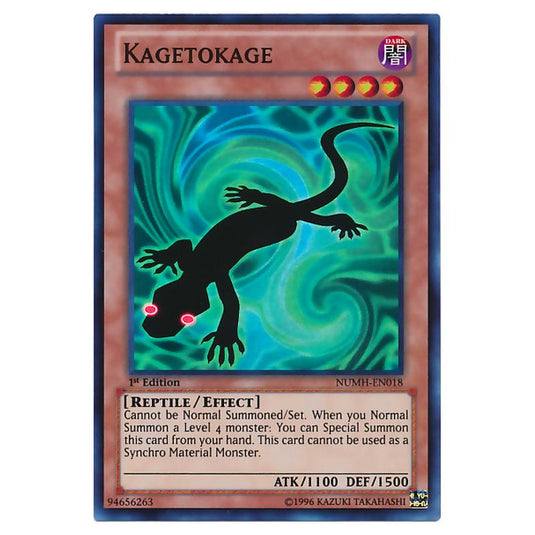 Yu-Gi-Oh! - Number Hunters - Kagetokage (Super Rare) NUMH-EN018