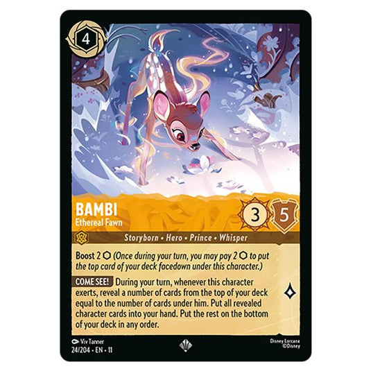 Lorcana - Winterspell - Bambi - Ethereal Fawn (Super Rare) - 024/204