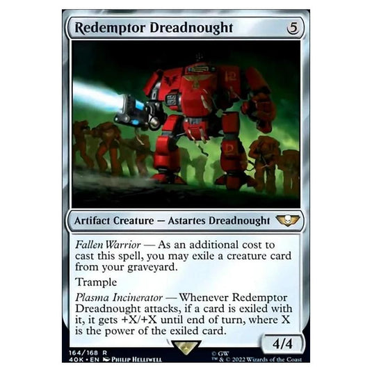 Magic The Gathering - Universes Beyond - Warhammer 40k - Redemptor Dreadnought - 164/168