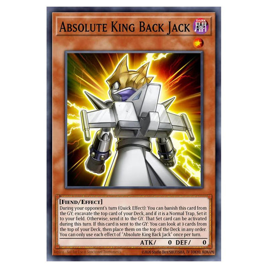 Yu-Gi-Oh! - Structure Deck - Dark World - Absolute King Back Jack (Common) SR13-EN024