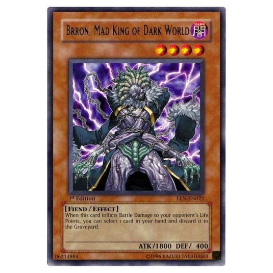 Yu-Gi-Oh! - Elemental Energy - Brron, Mad King of Dark World (Rare) EEN-EN022