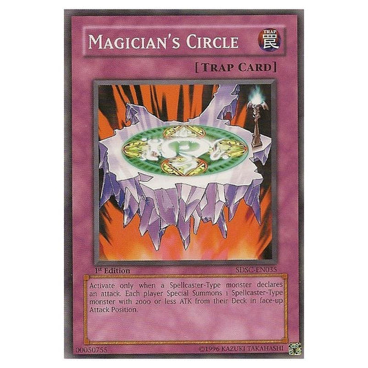 Yu-Gi-Oh! - Spellcaster's Command Structure Deck - Magician's Circle (Common) SDSC-EN035
