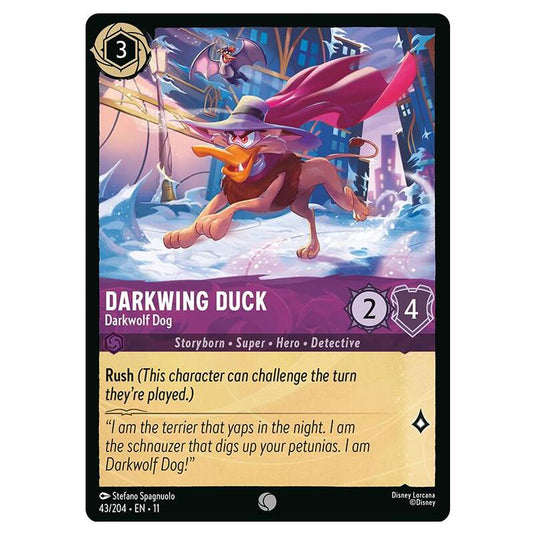 Lorcana - Winterspell - Darkwing Duck - Darkwolf Dog (Common) - 043/204