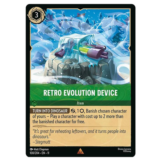 Lorcana - Winterspell - Retro Evolution Device (Rare) - 100/204
