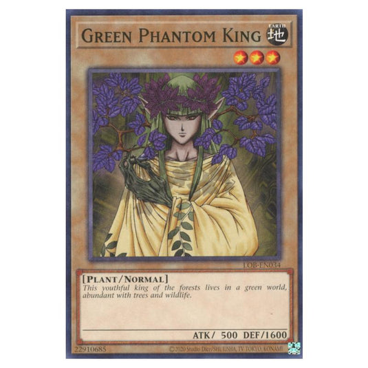 Yu-Gi-Oh! - Legend of Blue Eyes White Dragon (25th Anniversary Edition) - Green Phantom King (Common) - LOB25-EN034