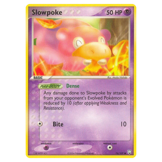 Pokemon - EX Team Rocket Returns - Slowpoke - 076/109