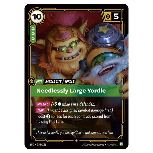 Riftbound: League of Legends TCG - Spiritforged - Needlessly Large Yordle - 055/221