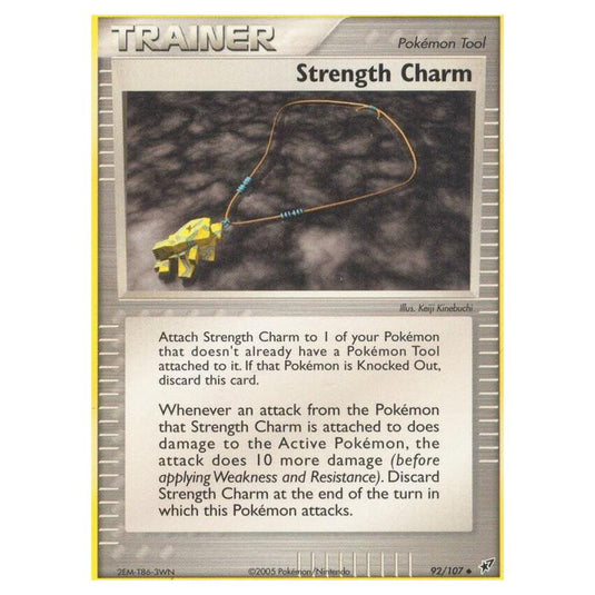 Pokemon - EX Deoxys - Strength Charm - 092/107