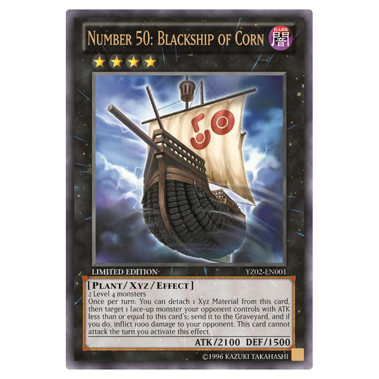 Yu-Gi-Oh! - Yu-Gi-Oh! ZEXAL Volume 2 promotional card - Number 50: Blackship of Corn (Ultra Rare) YZ02-EN001