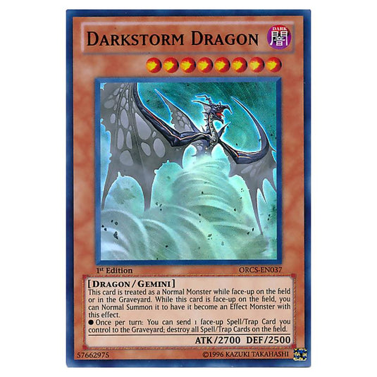 Yu-Gi-Oh! - Order of Chaos - Darkstorm Dragon (Super Rare) ORCS-EN037