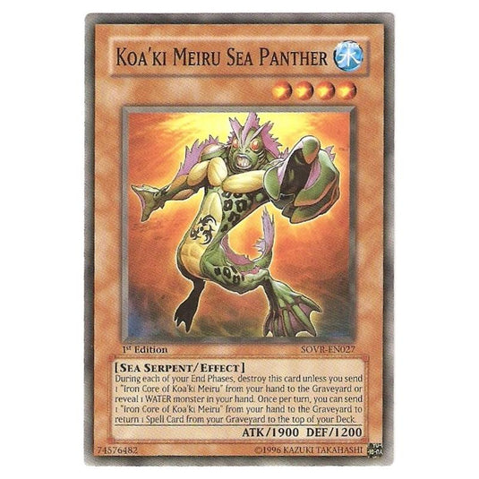 Yu-Gi-Oh! - Stardust Overdrive - Koa'ki Meiru Sea Panther (Common) SOVR-EN027