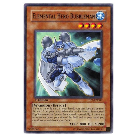 Yu-Gi-Oh! - Duelist Pack - Jaden Yuki - Elemental HERO Bubbleman (Common) DP1-EN009