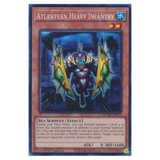 Yu-Gi-Oh! - Maze of the Master - Atlantean Heavy Infantry (Collector's Rare) MZTM-EN073