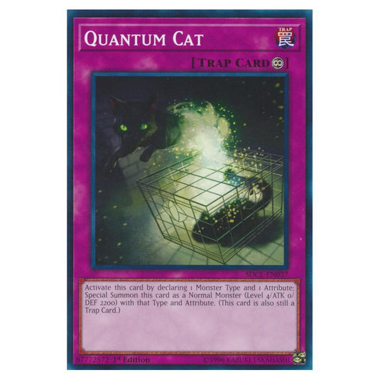 Yu-Gi-Oh! - Structure Deck - Cyberse Link - Quantum Cat (Common) SDCL-EN037