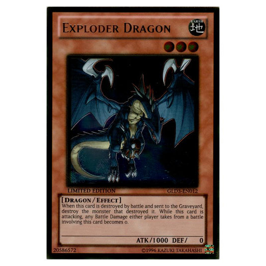 Yu-Gi-Oh! - Gold Series 3 - Exploder Dragon (Gold Rare) GLD3-EN012