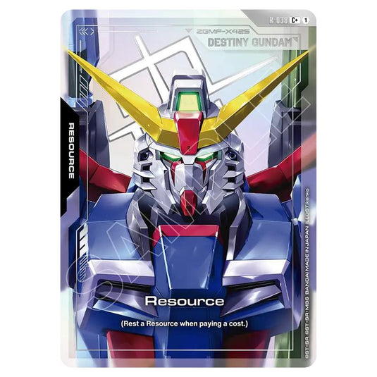 Gundam Card Game - GD-04: Phantom Aria - Resource (C+) - R-038a