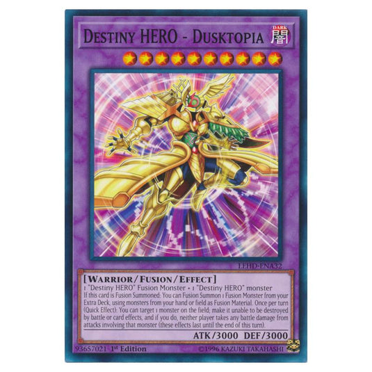 Yu-Gi-Oh! - Legendary Hero Decks - Destiny HERO - Dusktopia (Common) LEHD-ENA32