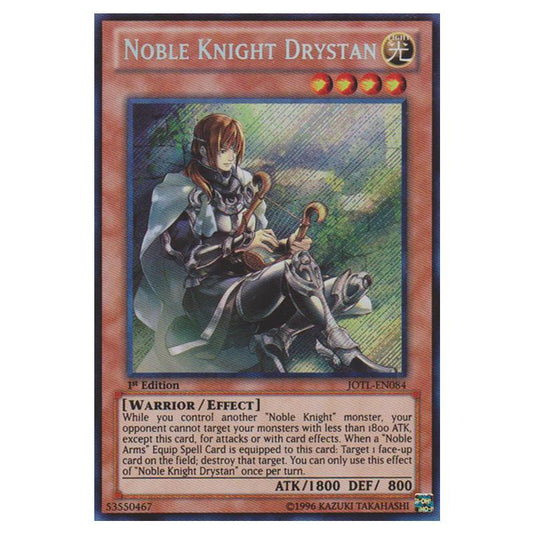 Yu-Gi-Oh! - Judgment of the Light - Noble Knight Drystan (Secret Rare) JOTL-EN084