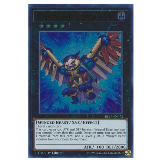 Yu-Gi-Oh! - Battles of Legend - Light's Revenge - Raidraptor - Force Strix (Ultra Rare) BLLR-EN072