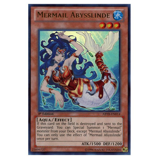 Yu-Gi-Oh! - Abyss Rising - Mermail Abysslinde (Ultra Rare) ABYR-EN014