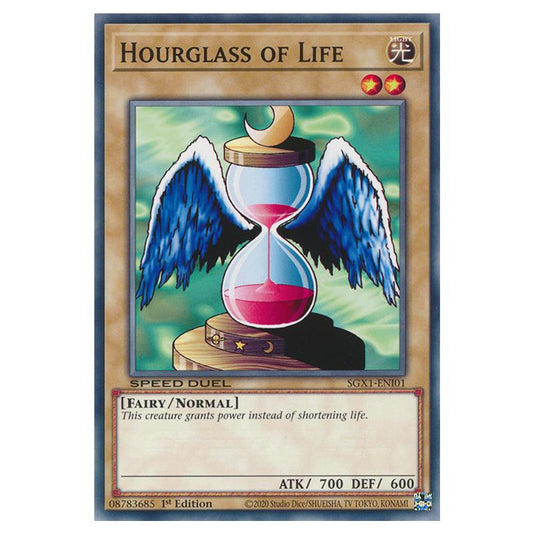 Yu-Gi-Oh! - Speed Duel GX - Duel Academy Box - Hourglass of Life (Common) SGX1-ENI01