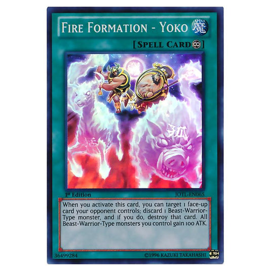 Yu-Gi-Oh! - Judgment of the Light - Fire Formation - Yoko (Super Rare) JOTL-EN065