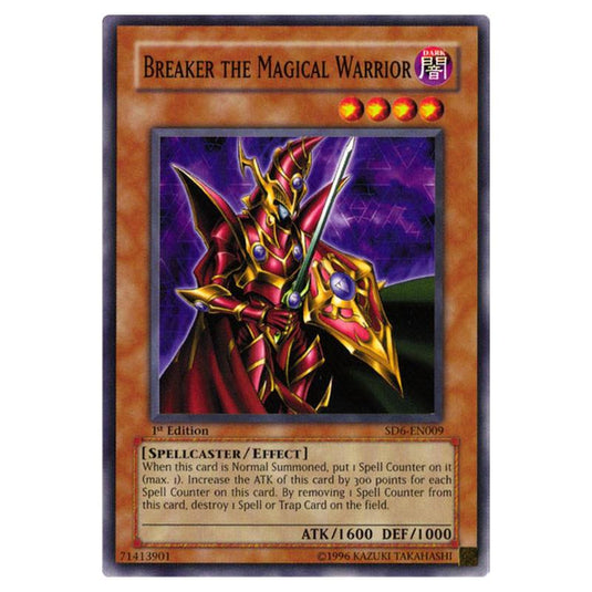 Yu-Gi-Oh! - Structure Deck - Spellcaster's Judgment - Breaker the Magical Warrior (Common) SD6-EN009