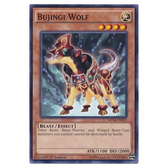 Yu-Gi-Oh! - 2014 Mega-Tin Mega Pack - Bujingi Wolf (Common) MP14-EN072