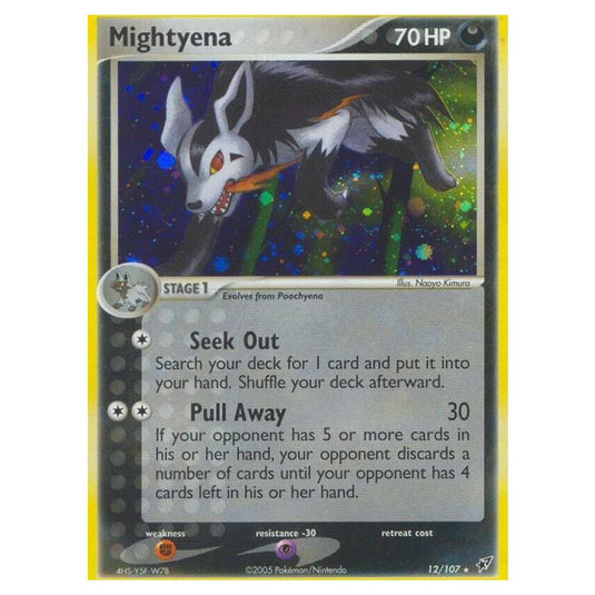 Pokemon - EX Deoxys - Mightyena - 012/107