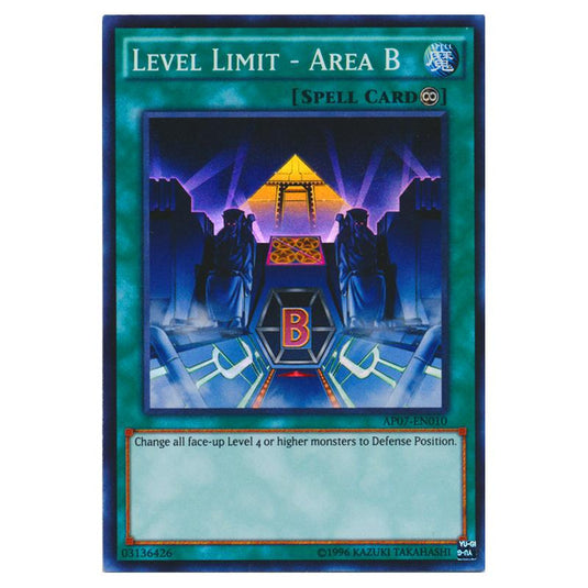 Yu-Gi-Oh! - Astral Pack Seven - Level Limit - Area B (Super Rare) AP07-EN010